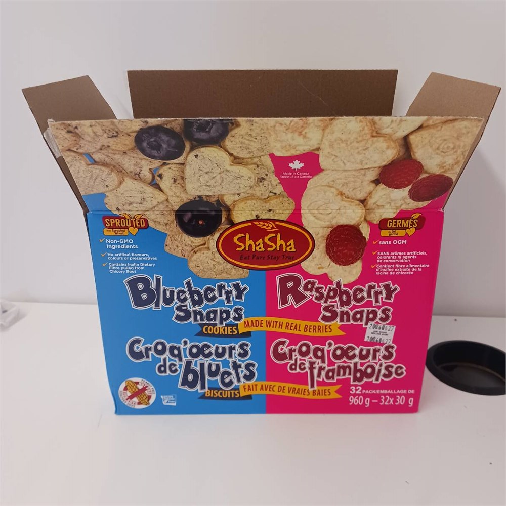 Snack Betch Raspberry Events Viewbid - Shasha Blueberry % Raspberry Snaps Biscuits 29x30g