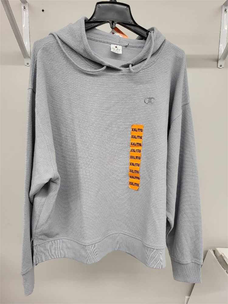 Champion グレー ビスチェ ONE SIZE Events Viewbid - Women's Size XXL, CHAMPION Grey Hoodie