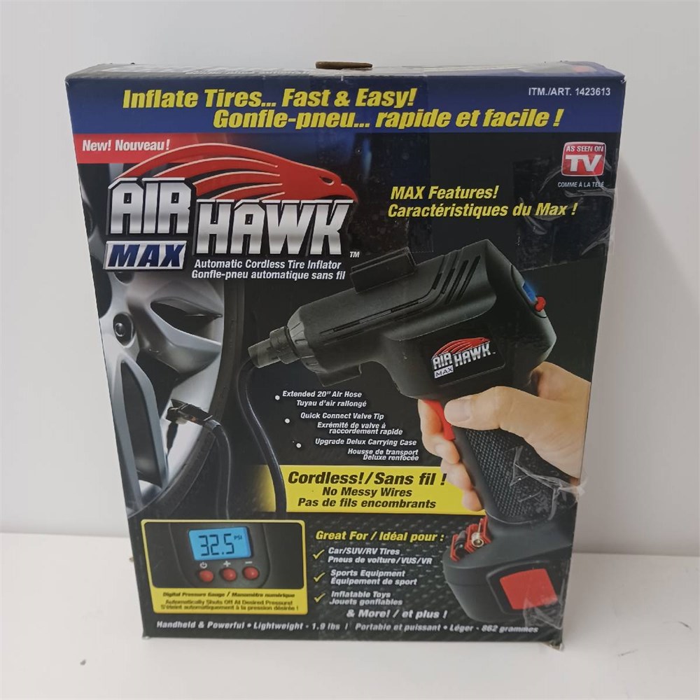 Events Viewbid - As Seen On Tv AirHawk Max Automatic Cordless Tire ...