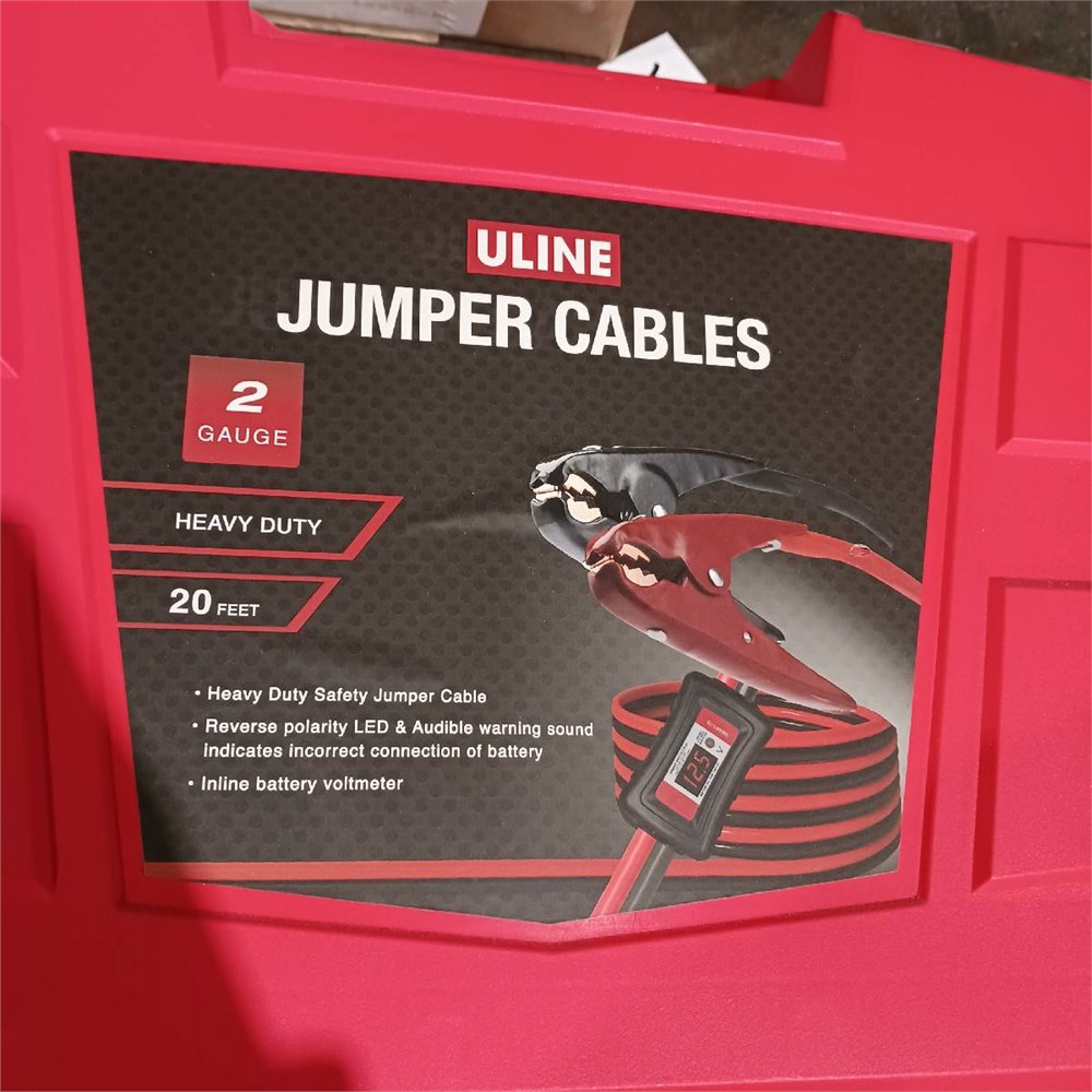 Events Viewbid Uline Jumper Cables 20ft 2 ga