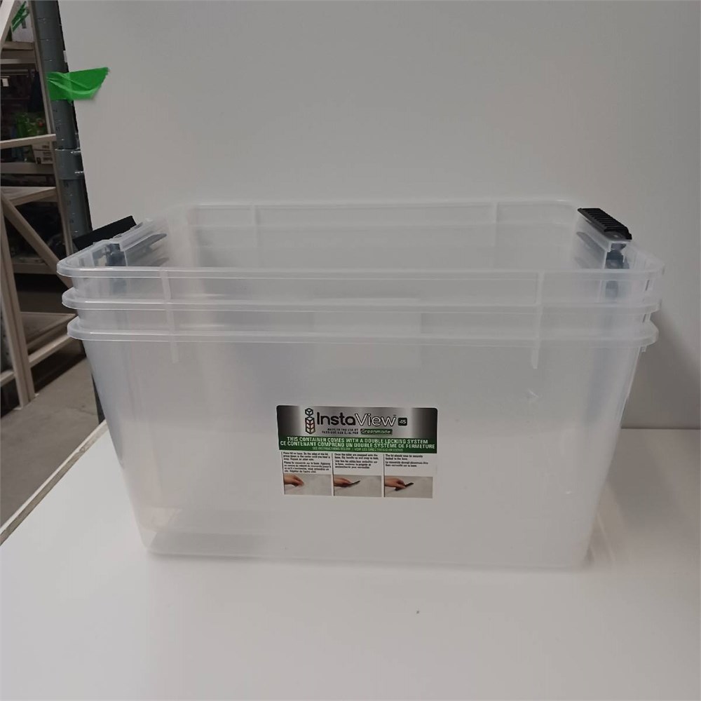 Events Viewbid - GreenMade Instaview Multi-Use Storage Containers 45QT ...