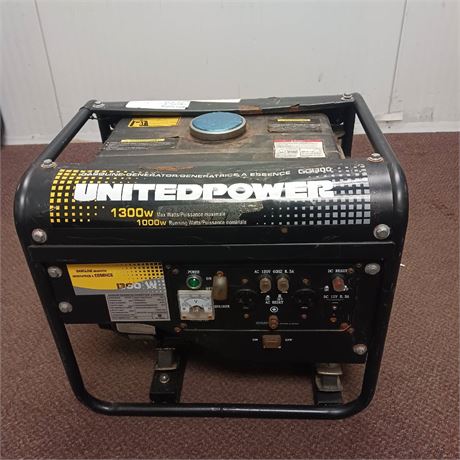 Events Viewbid - United Power 1300W Gas Generator